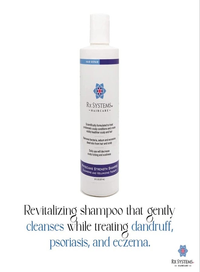 Rx Systems PF Physicians Strength Shampoo for Dandruff, Psoriasis, Seborrheic Dermatitis, and Eczema with Salicylic Acid, Heals Itchy, Red, Scaly Scalp with this Clarifying Shampoo - Image 2