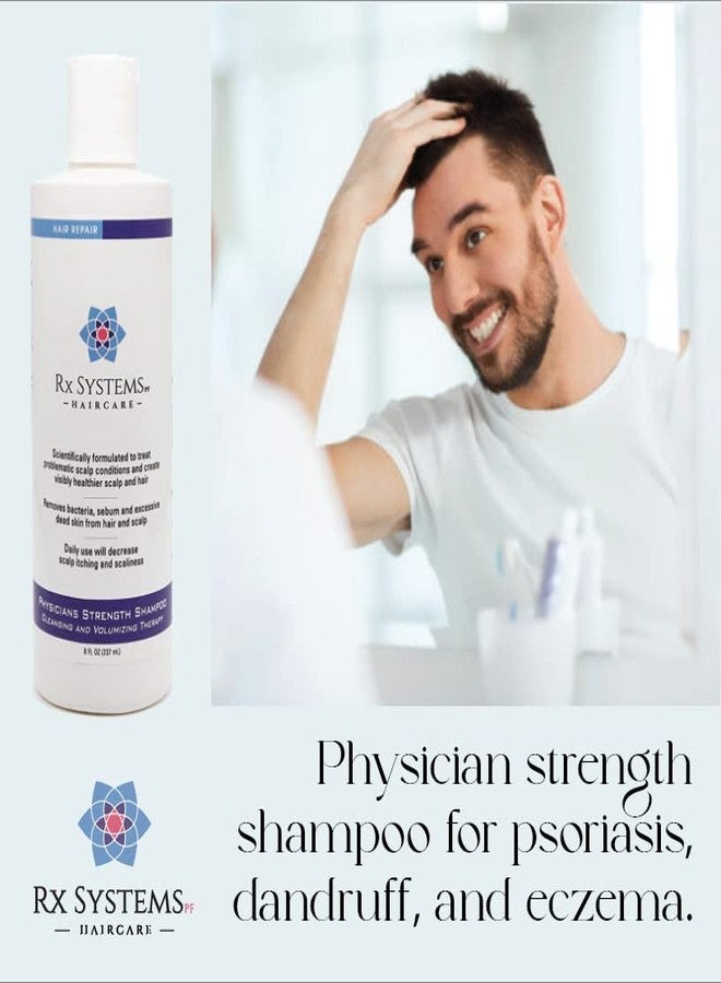 Rx Systems PF Physicians Strength Shampoo for Dandruff, Psoriasis, Seborrheic Dermatitis, and Eczema with Salicylic Acid, Heals Itchy, Red, Scaly Scalp with this Clarifying Shampoo - Image 4