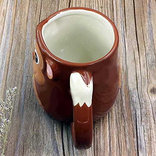 123Arts Ceramic Mug Monkey Relief Coffee Mug Animal Hand Draw Water Tea Cup With Handle,15oz - Image 2