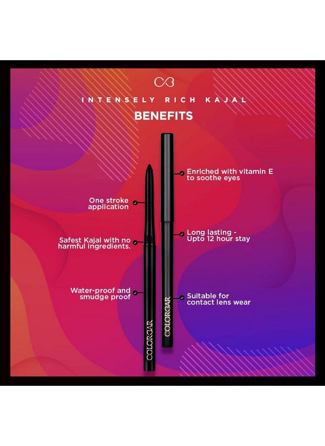 Cosmetics Intensely Rich Kajal-Creatively, Black, 0.30 G | Moisturizing | Longlasting | Smudge Proof |Long-Wearing | Waterproof - pzsku/Z8D4155E57D04D1658405Z/45/_/1735566766/565be74a-c925-4838-904c-7fce221b27e4