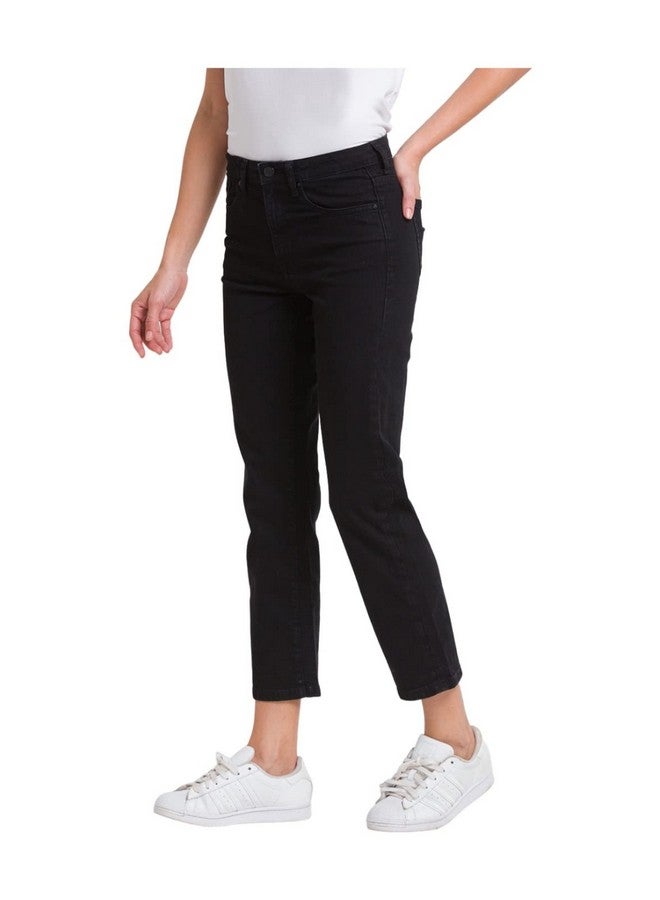 Spykar Women's Slim Fit Jeans (Size: 30)-EM-02BB-08-Black - Image 2