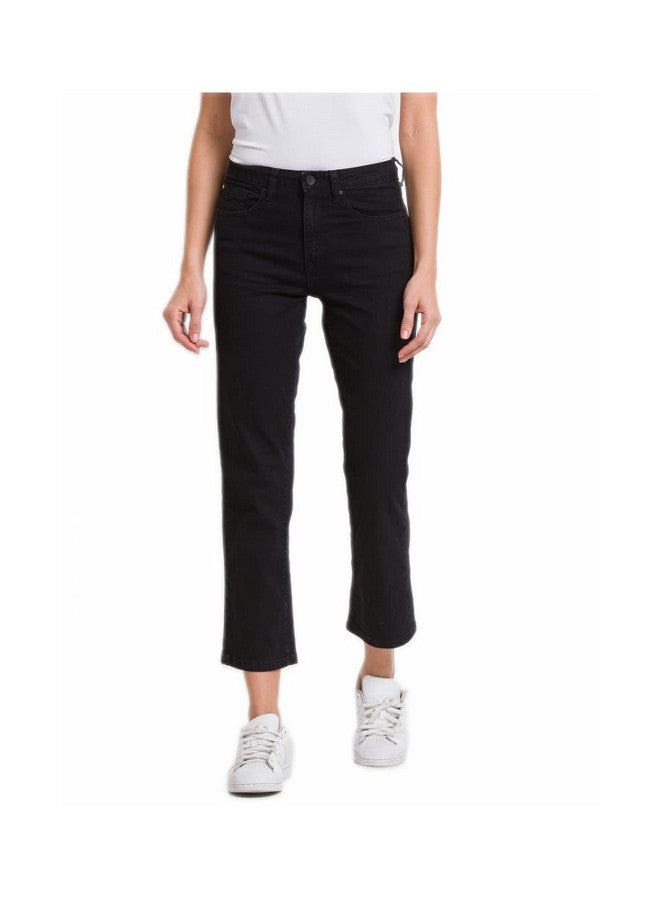 Spykar Women's Slim Fit Jeans (Size: 30)-EM-02BB-08-Black - Image 1