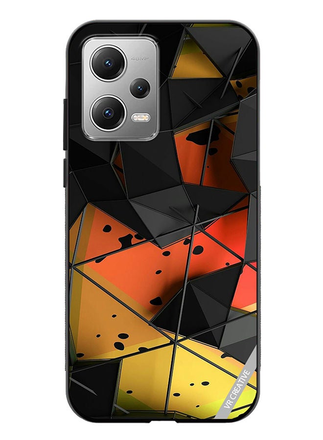 VR CREATIVE Protective Case Cover For Xiaomi Redmi Note 12 Abstract Design Multicolour - Image 1