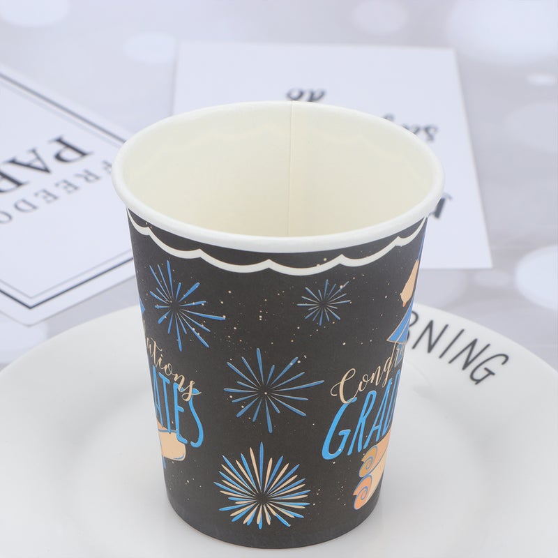 24pcs 2020 Graduate Party Cup Supplies Graduation Theme Paper Cup - Image 5
