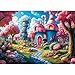 lamplig 500 Piece Puzzles for Adults Fantasy Candy Puzzle Cute Fairytale Town Jigsaw Puzzles 500 Pieces with Letters on Back Present for Adults and Home Decor 11 Poster 205x149 - Image 2