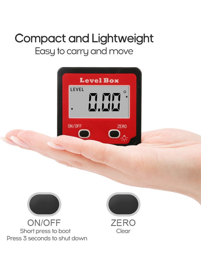 Digital Level Inclinometer Black/Red - Image 4