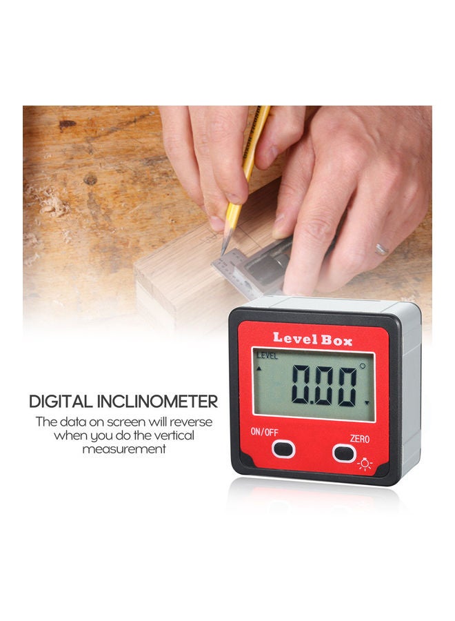 Digital Level Inclinometer Black/Red - Image 2