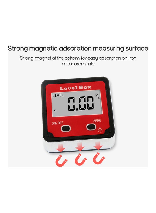 Digital Level Inclinometer Black/Red - Image 5