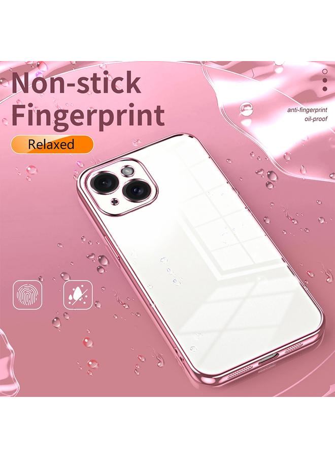 S-TOP Case For iPhone 15 Transparent Plating Fine Hole Phone Case - Image 4