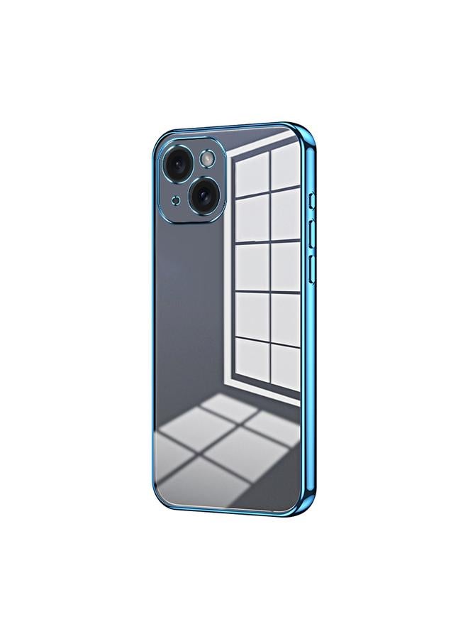 S-TOP Case For iPhone 15 Transparent Plating Fine Hole Phone Case - Image 1