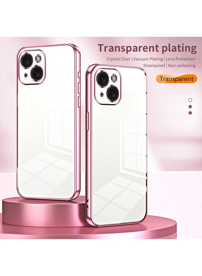 S-TOP Case For iPhone 15 Transparent Plating Fine Hole Phone Case - Image 2