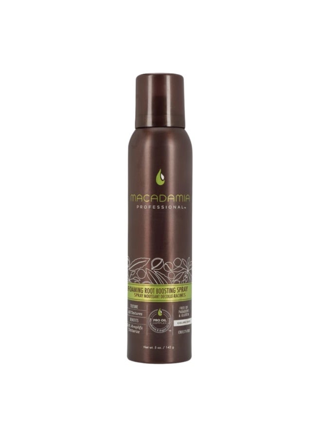 Macadamia Professional Foam Root Boost Spray – Frizz Control, Lightweight Hold & Natural Shine 148ml - Image 1
