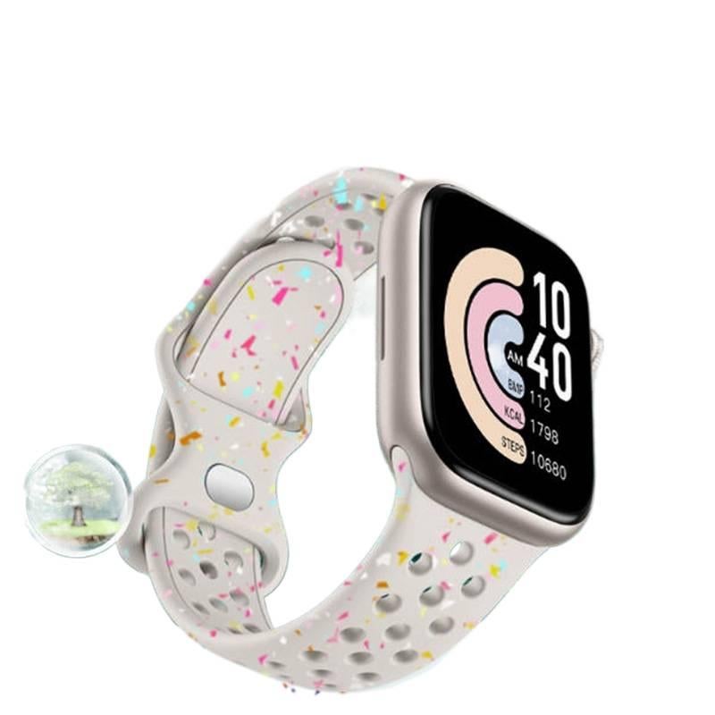سوار ساعة ذكية سوار رياضي من السيليكون متوافق مع Apple Watch بملاءمة قابلة للتعديل وحزام بديل للاستخدام اليومي باللون أسود قابل للتعديل - Senko Aura - Image 3