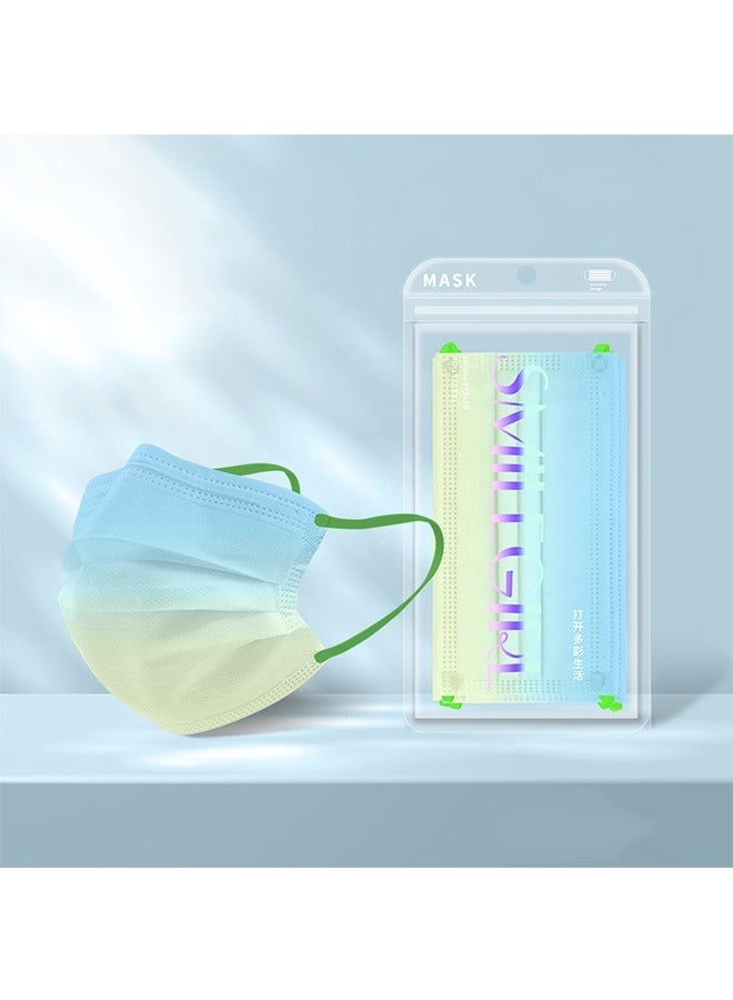 Beyond 20 Pcs Gradient Masks Set, Dust Proof Sun Protection Fabric Face Covering (Colorful) - Image 5