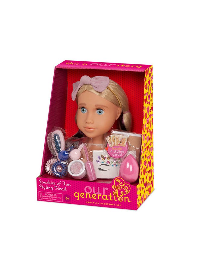 Our Generation Hair Salon Trailer – Foldable Styling Set With Light & Sound – 18-inch Doll Accessories 

 – Pretend Play – Toys For Kids Ages 3 & Up – Salon on Wheels  - Image 2