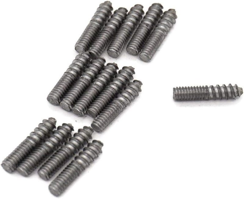 15 Hanger Bolts 8-32 X 3/4” Furniture Cabinet Knob Wood Screw Adapter Small Lag Bolts Small Knob Wood Screw Adapter Use in Place of Machine Screw Anchor Bolts