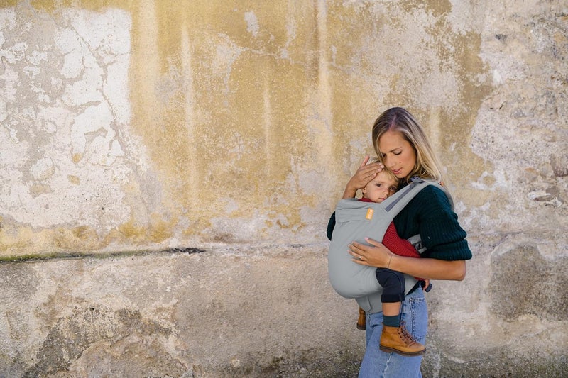 Beco Baby Carrier Toddler Carrier with Extra Wide Seat, 100% Cotton Toddler Carrying Backpack Style and Front-Carry, Lightweight & Breathable Child Carrier, 20-60 lbs (Grey) - Image 2