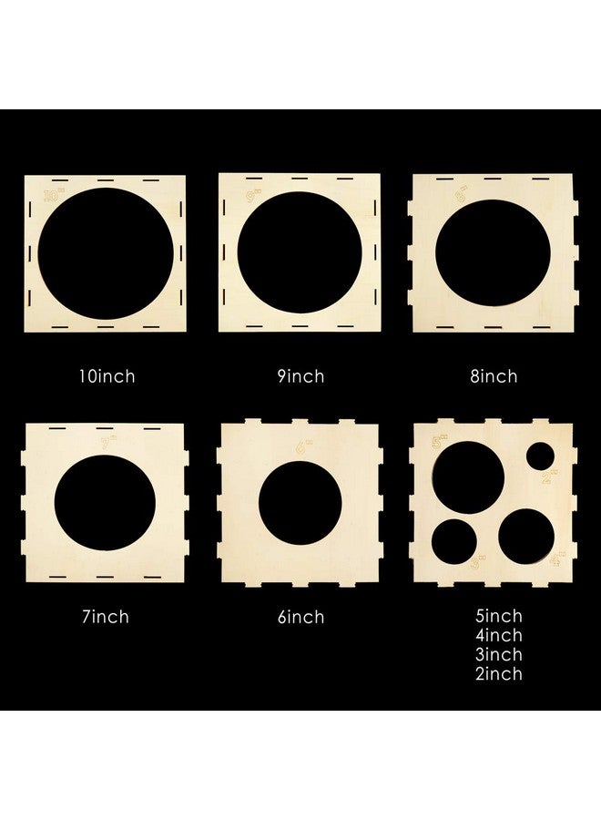 بليلي 9 أحجام صندوق مكعب بالون خشبي قابل للطي لتزيين البالونات وأقواس البالونات وأعمدة البالونات (210 بوصة) - Image 4