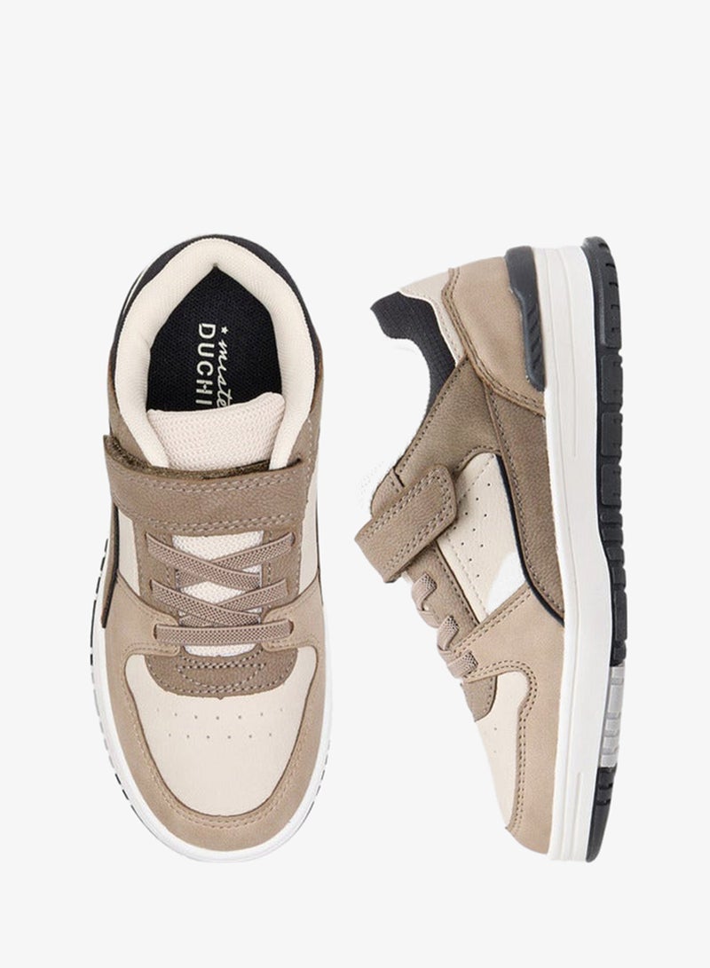 Mister Duchini Boys Panelled Sneakers with Hook and Loop Closure - Image 3