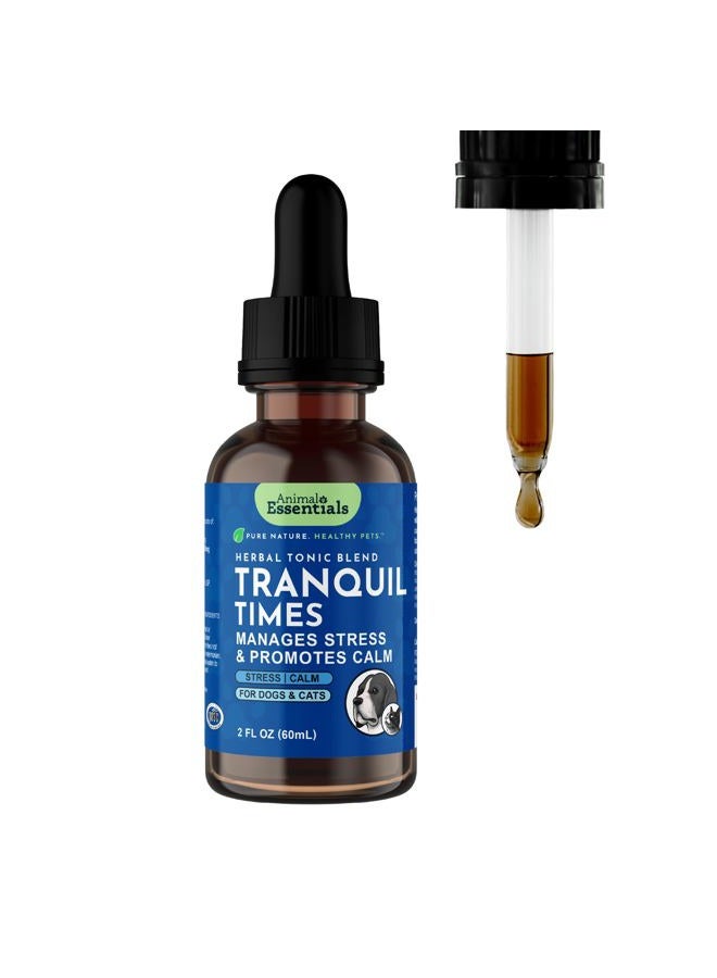 Animal Essentials Inc Tranquility Blend Liquid for Dogs & Cats, 2 Oz - Image 1