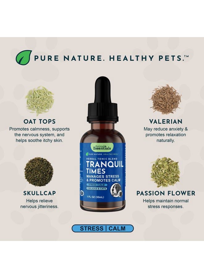 Animal Essentials Inc Tranquility Blend Liquid for Dogs & Cats, 2 Oz - Image 3