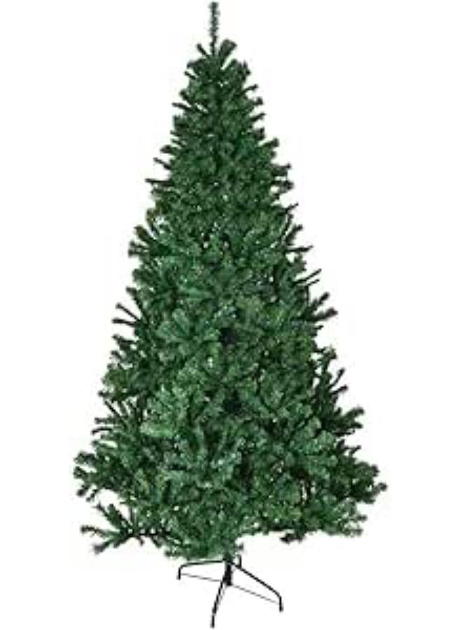 2.1M Artificial 7ft Christmas Tree with Stand Holiday Indoor Outdoor Premium Hinged New Year Decor for Home