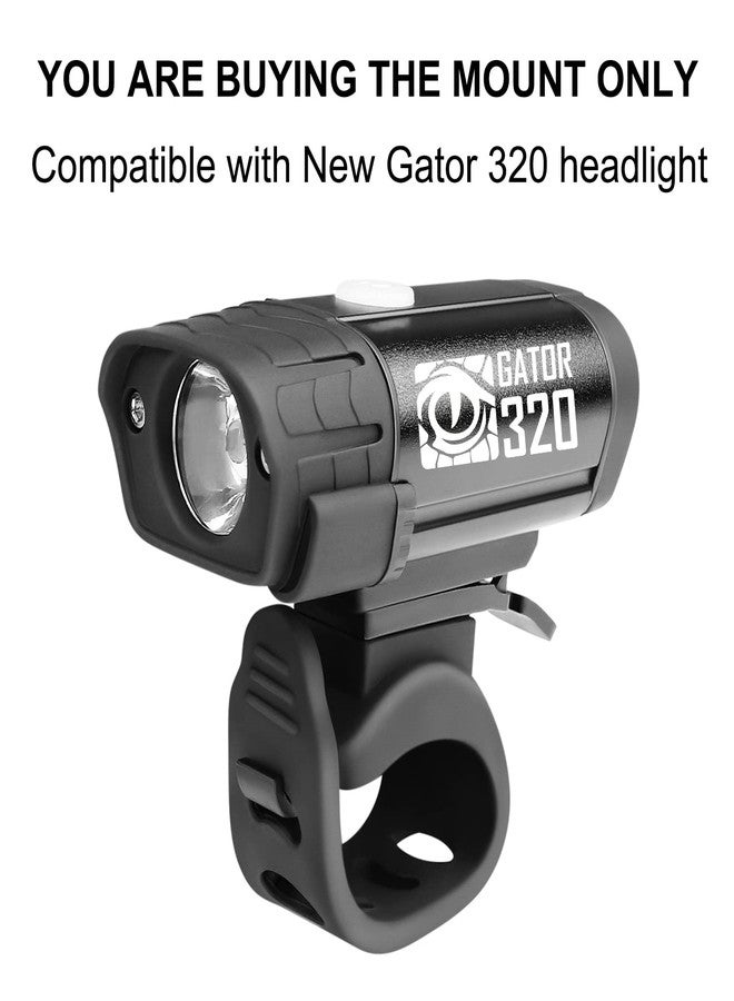 BLITZU New Improved Bike Light Mounting Bracket Strap for Gator 320, Gator 390 and Gator 450 Headlight (Gator 320 (New Version)) - Image 2