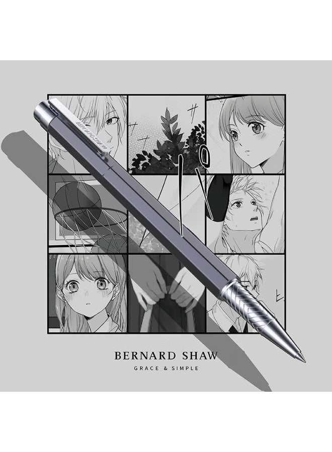Bernard Shaw Ballpoint Pen, High-end Luxury , Twilight Gray Premium Refill Gift Box Set, High-end Business Office Signing Pen, Gift For Men, Birthday, Graduation, Teacher, Women, Valentine's Day - Image 5