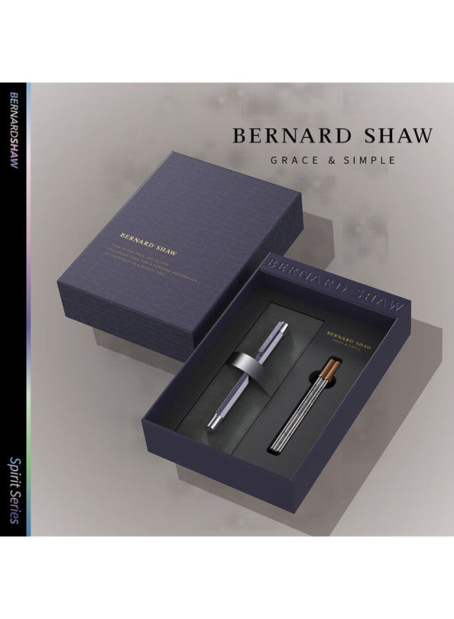 Bernard Shaw Ballpoint Pen, High-end Luxury , Twilight Gray Premium Refill Gift Box Set, High-end Business Office Signing Pen, Gift For Men, Birthday, Graduation, Teacher, Women, Valentine's Day - Image 4