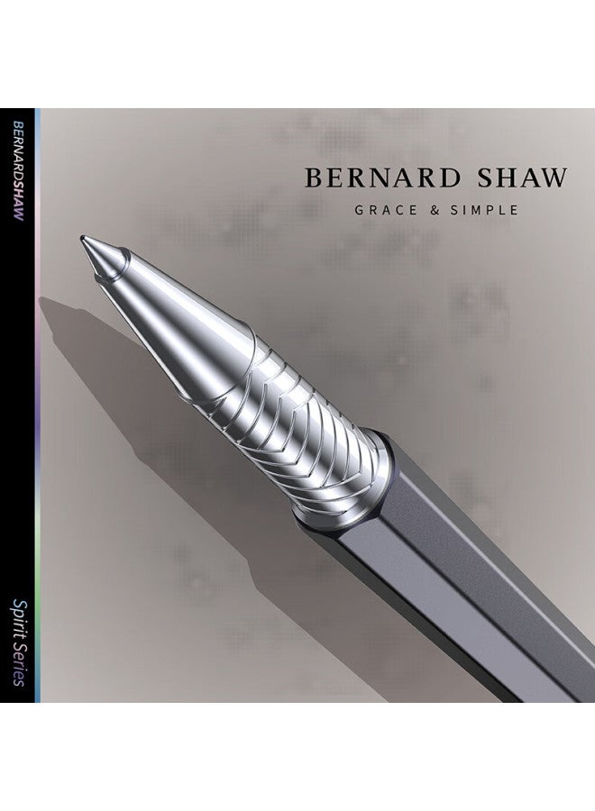 Bernard Shaw Ballpoint Pen, High-end Luxury , Twilight Gray Premium Refill Gift Box Set, High-end Business Office Signing Pen, Gift For Men, Birthday, Graduation, Teacher, Women, Valentine's Day - Image 3