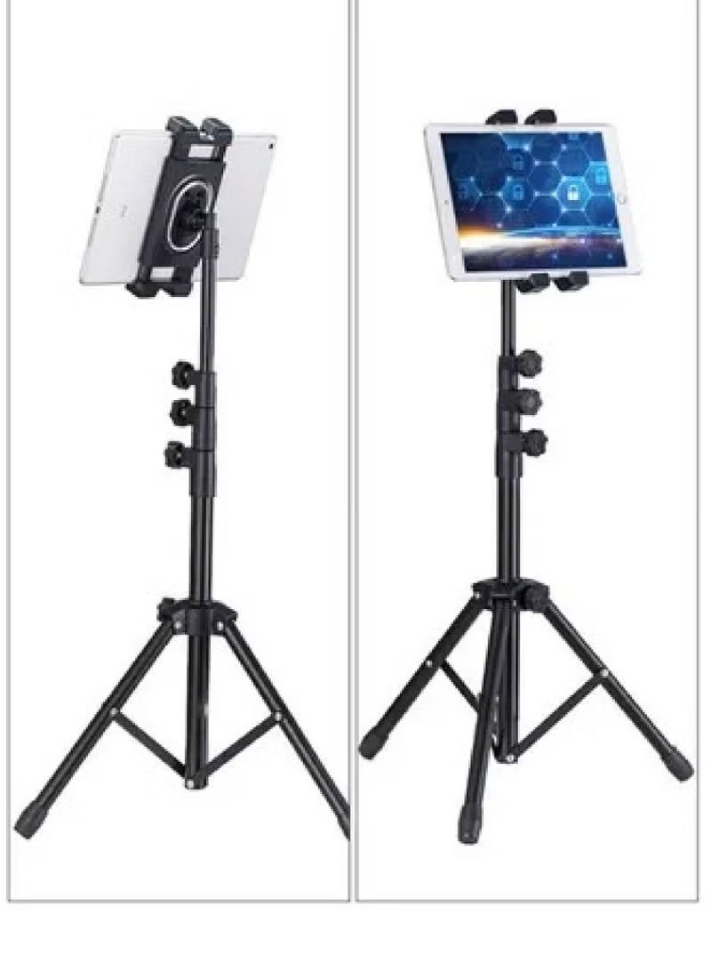 Adjustable Tripod Floor Stand Base Holder Black - Image 1