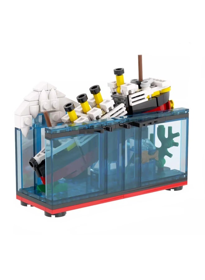Children's Self-assembled Small Particle Toy Building Blocks Titanic Model Handmade Creative Educational Toys - Image 1
