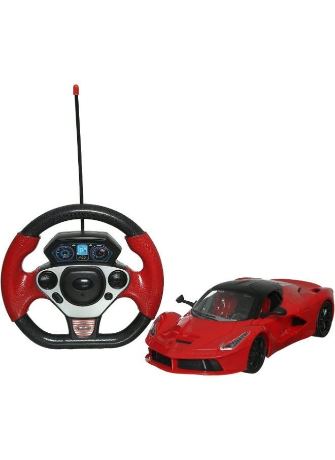 Jun xing da - Jun Xing Da Big Car With Remote For Boys, Red - Image 1