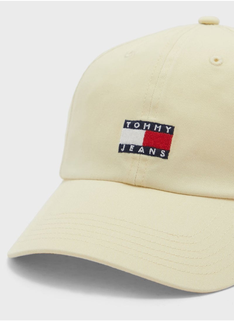 TOMMY JEANS - Elongated Flag Curved Cap - Image 1