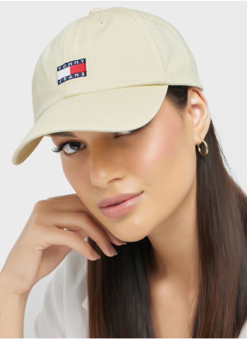 TOMMY JEANS - Elongated Flag Curved Cap - Image 1