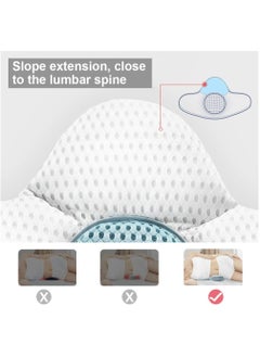 Generic orthopedic pillow lumbar spine, lumbar support, lumbar support, bed pillow for sciatica, hip or leg  - Image 3
