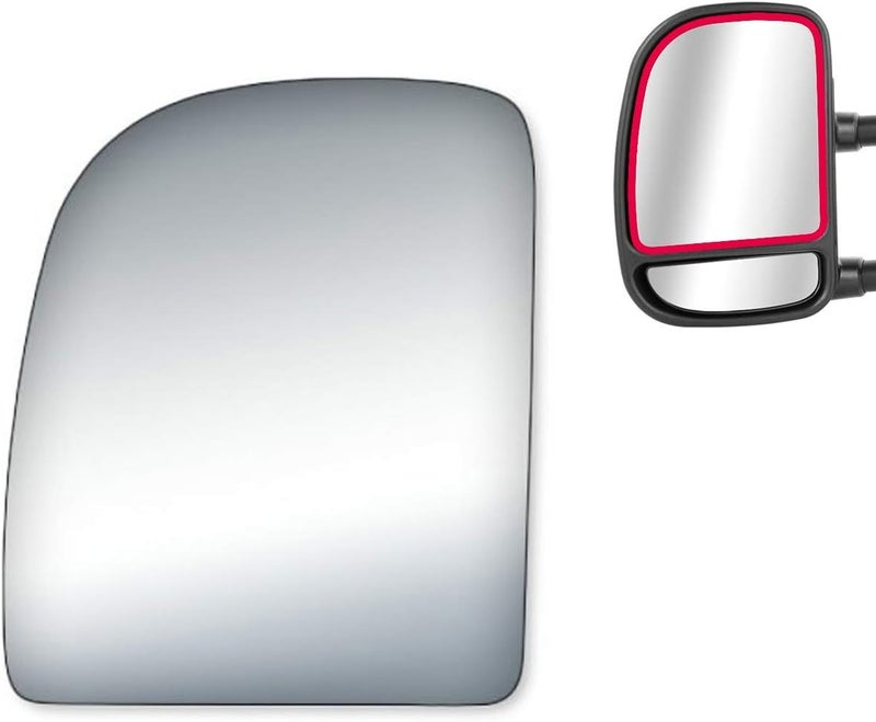 WLLW Mirror Glass Replacement for Ford E150/250/350/F250/F350/F450 Driver Side - Image 2