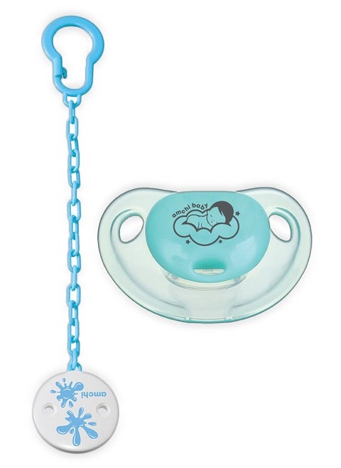 Pacifier and Couture Pacifier Clip set