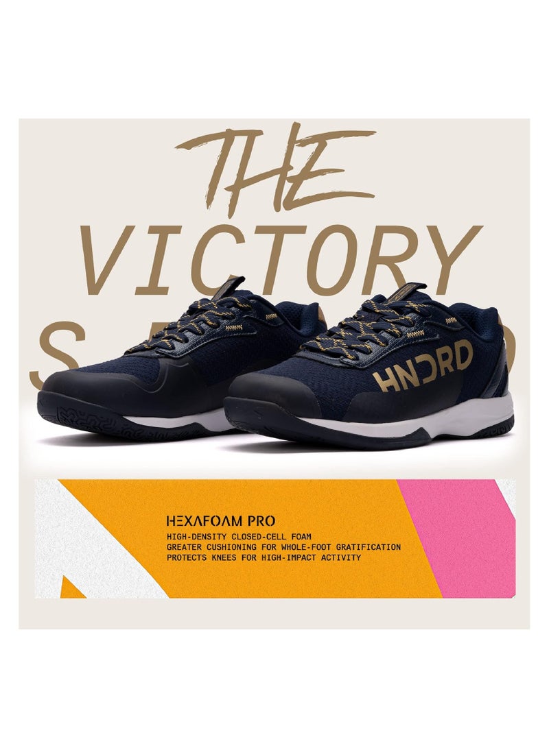 HUNDRED Xoom Pro Non-Marking Professional Badminton Shoes For Men | Mesh,TPU & Synthetic leather, Sole: Rubber & Phylon | Suitable for Indoor Badminton/Basketball - Image 4