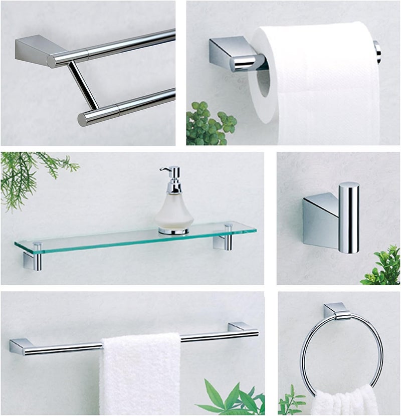 Gatco 4716 Bleu Glass Shelf Chrome  2013 X 430 - Image 4