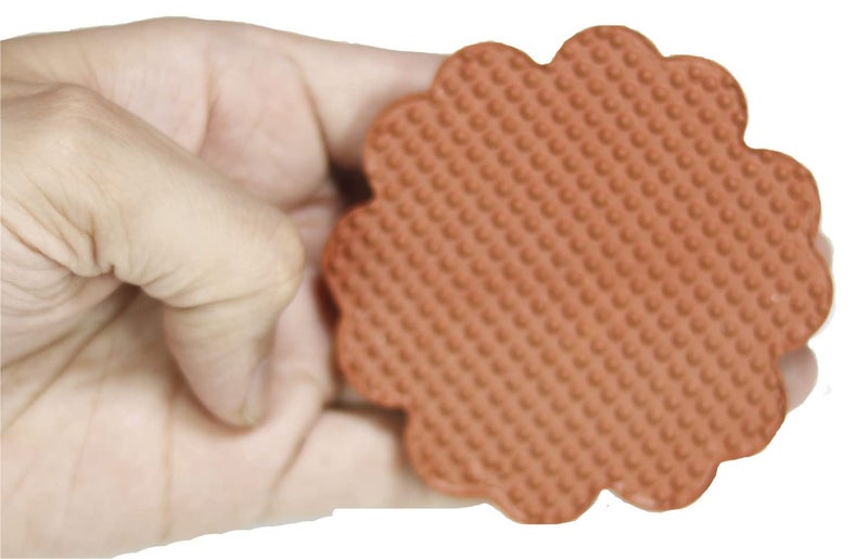 Ashirwad Terracotta Foot Scrubber Handmade Organic Clay Dead Skin Remover Natural Pumice Stone Women Men Unisex Foot Heel Filer Scraper Scrubber3