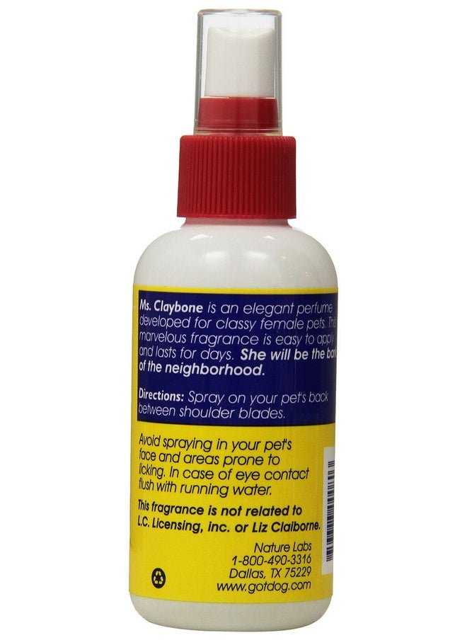 PetEdge - PetEdge Designer Doggie Cologne, Miss Claybone, 4-Ounce - Image 1