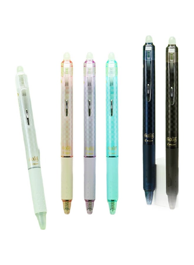 Pilot Erasable Pen - Retractable Gel Pen With Temperature Control For Students And Office Use Lfbk-23Ef 0.5Mm Purple Grid/Black 3-Pack - Image 2