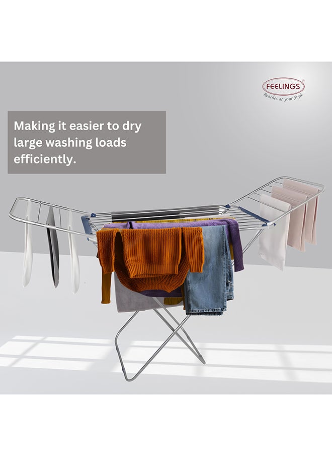 Feelings Feelings Cloth Dryer Aluminium 20Mtr (185X55X120Cm)  - Image 5