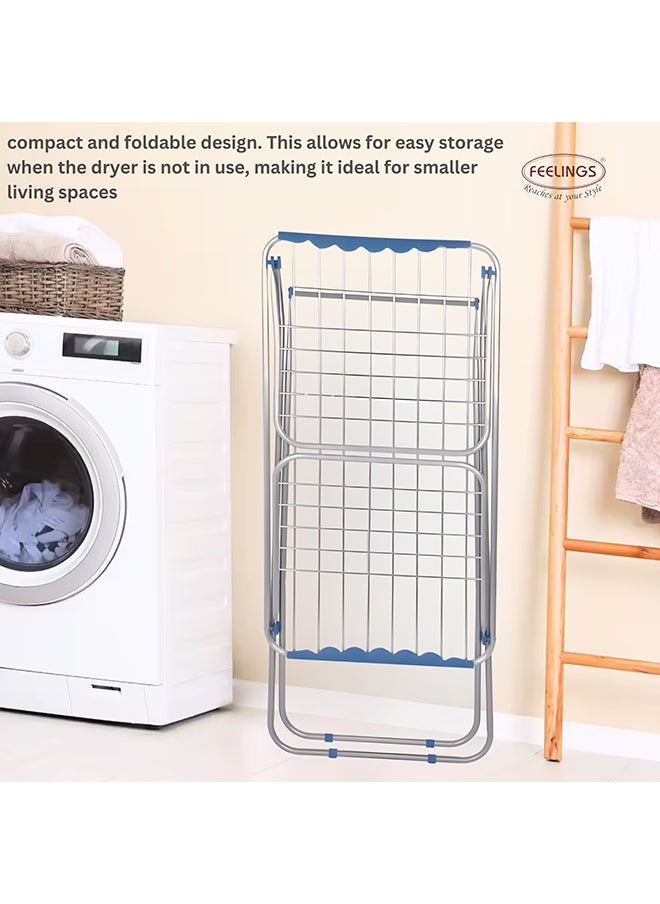 Feelings Feelings Cloth Dryer Aluminium 20Mtr (185X55X120Cm)  - Image 4