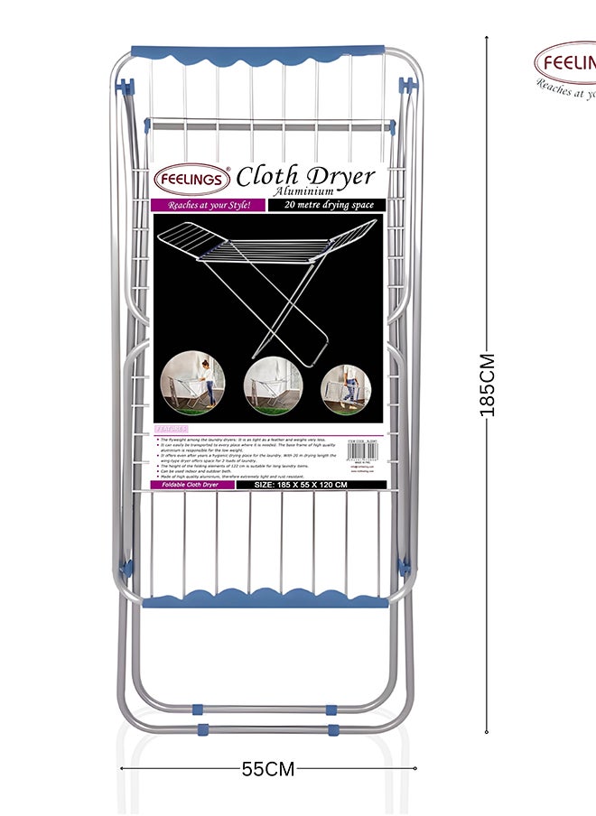 Feelings Feelings Cloth Dryer Aluminium 20Mtr (185X55X120Cm)  - Image 3