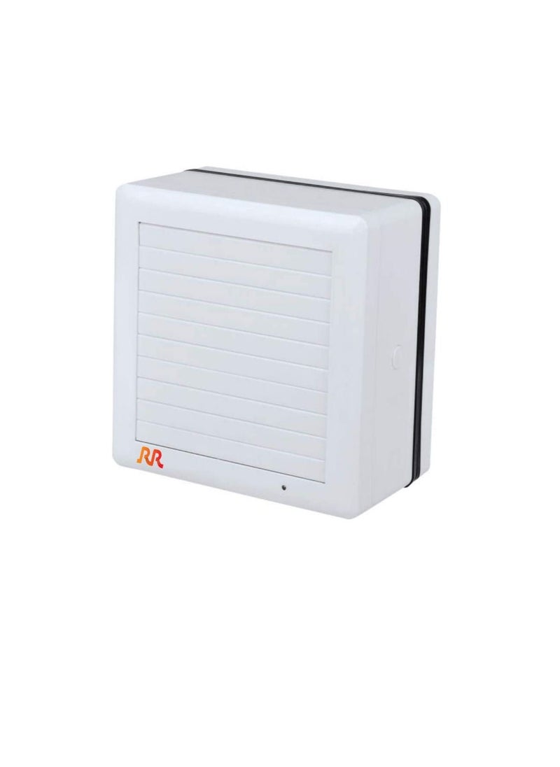 RR RR Silent Exhaust Fan 25W 6Inch - 150mm | Ventilation Automatic Shutter Wall & Glass Mounted Bathroom, Home Duct Exhaust Fan - 1 Year Worry Free Warranty  - Image 1
