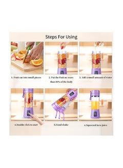 Spaceshoop Mini Portable Juice Smoothie Blender With Bottles  - Image 2