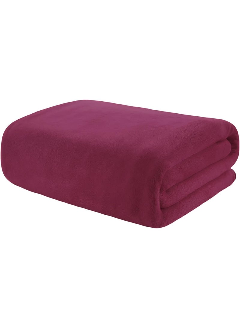 Fabienne Over-Sized Beach Towel 100x200cm Microfiber Extra Large Bath Sheet Pool Towel Yoga Towel Spa Towel Soft, High Absorption and Quick-Drying Wine Red - Image 1