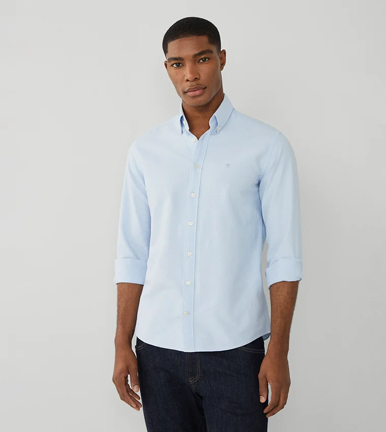 هاكيت SLIM FIT OXFORD SHIRT